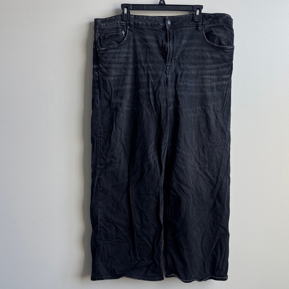 American Eagle Outfitters Black Flare & Wide Leg Jeans
